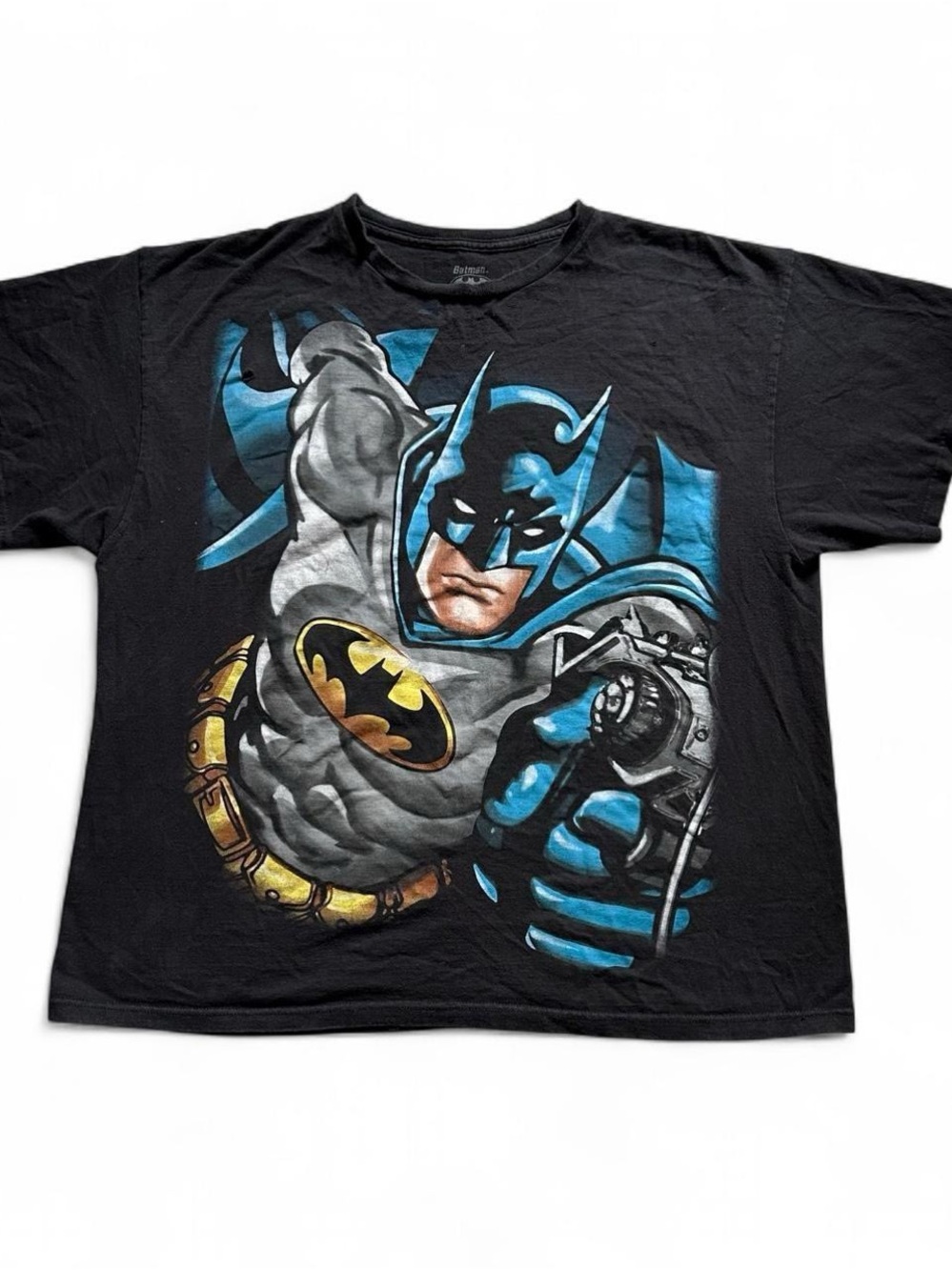Batman All over print Graphic Tee - Black/Blue Mens XL
